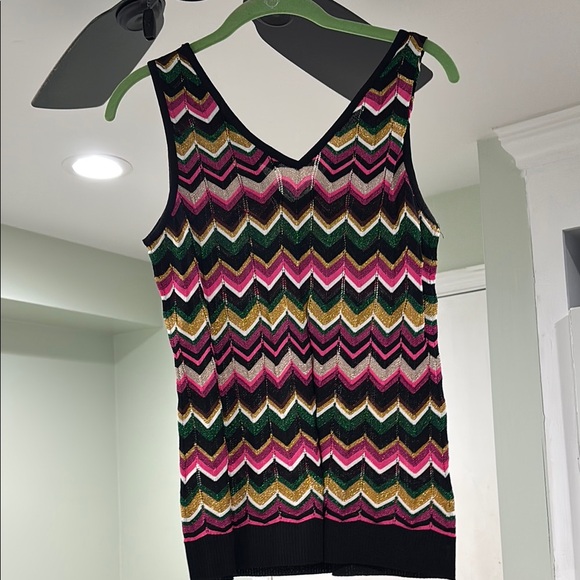 Colorful Chevron Pattern Dress - Picture 3 of 10